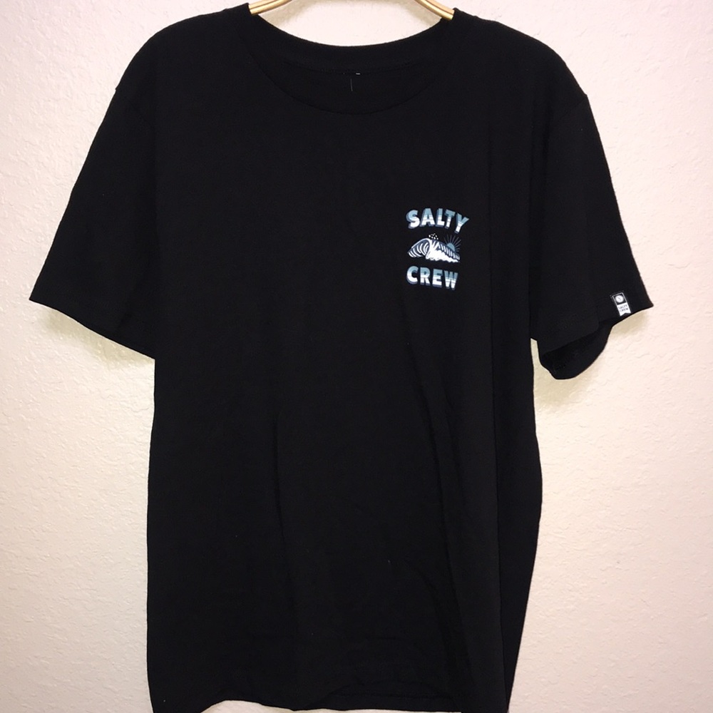 Salty crew black tee